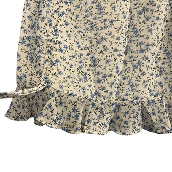 NWT Daydreamer Blue & White Floral Print Mini Skirt - Picture 4 of 6